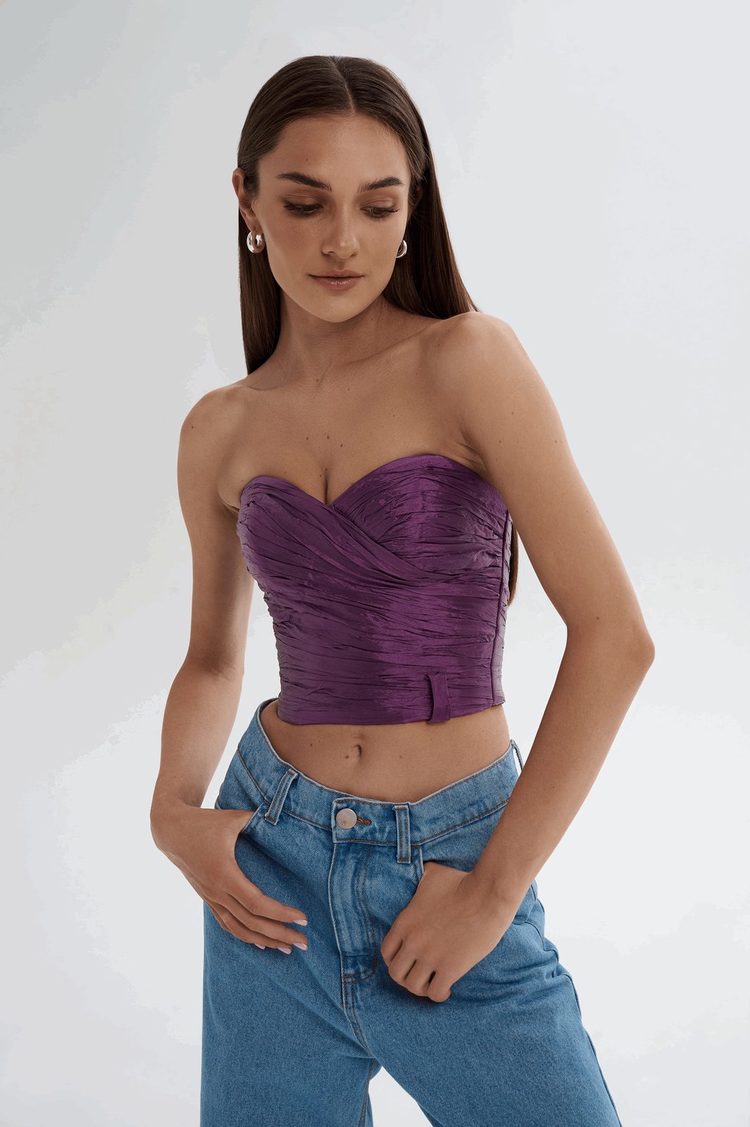 Taffeta corset